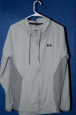 Men's Under Armour UA Stretch Woven Hooded Jacket Water Repellent